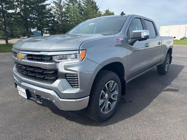 2026 Chevrolet Silverado 1500 LT in Sterling Gray Metallic — front three-quarter view