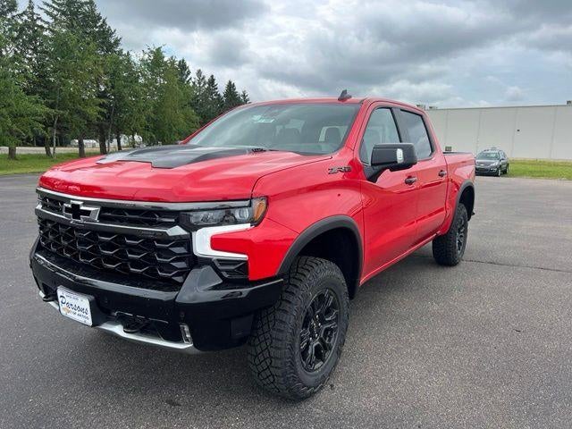 2026 Chevrolet Silverado 1500 ZR2 in Red Hot — front three-quarter view