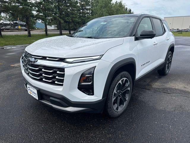 2027 Chevrolet Equinox AWD LT in Summit White — front three-quarter view