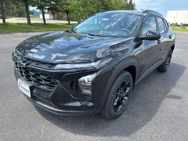 2026 Chevrolet Trax LT in Mosaic Black Metallic — front three-quarter view